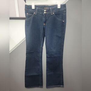 HUDSON Jeans size 32 BETH Mid-Rise Baby Boot style-W176DMC  Made in L.A.  GUC